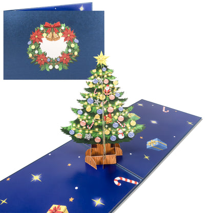 Weihnachtskarte mit Tannenbaum 2