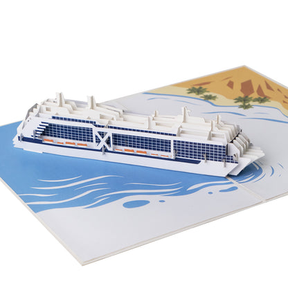 Kreuzfahrschiff 1  Pop-Up Karte