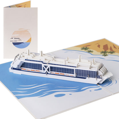 Kreuzfahrschiff 1  Pop-Up Karte