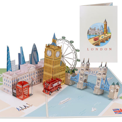 London Pop Up Karte