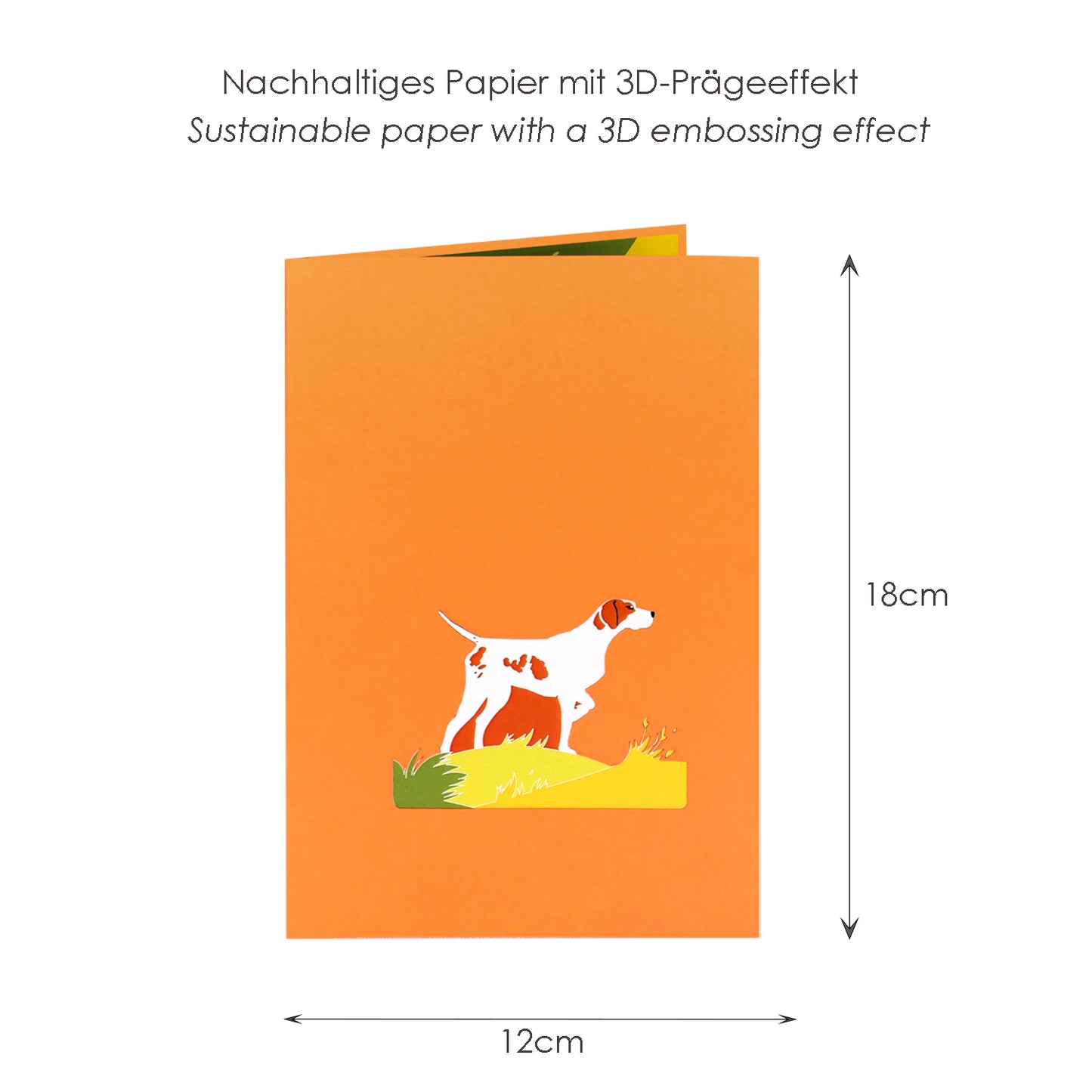 Hund Pop-Up Karte