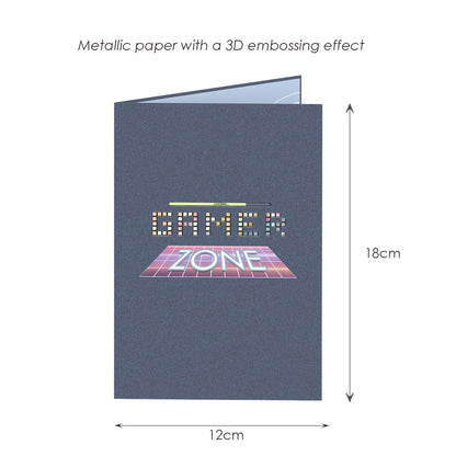 Game Zone Pop-Up Karte