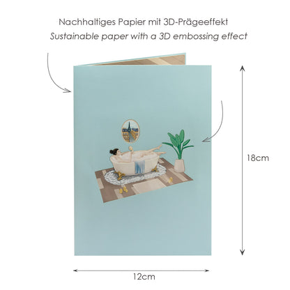 Wellness & Spa Pop-Up Karte (neu)