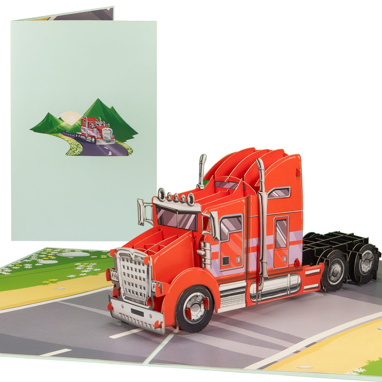 LKW Pop-Up Karte 1