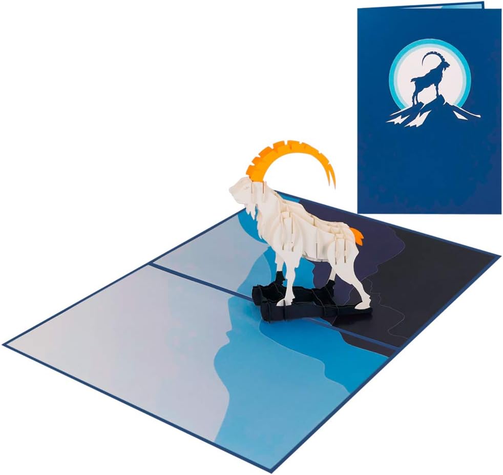 Ziege Pop-Up Karte
