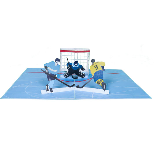 Eishockey Pop-Up Karte