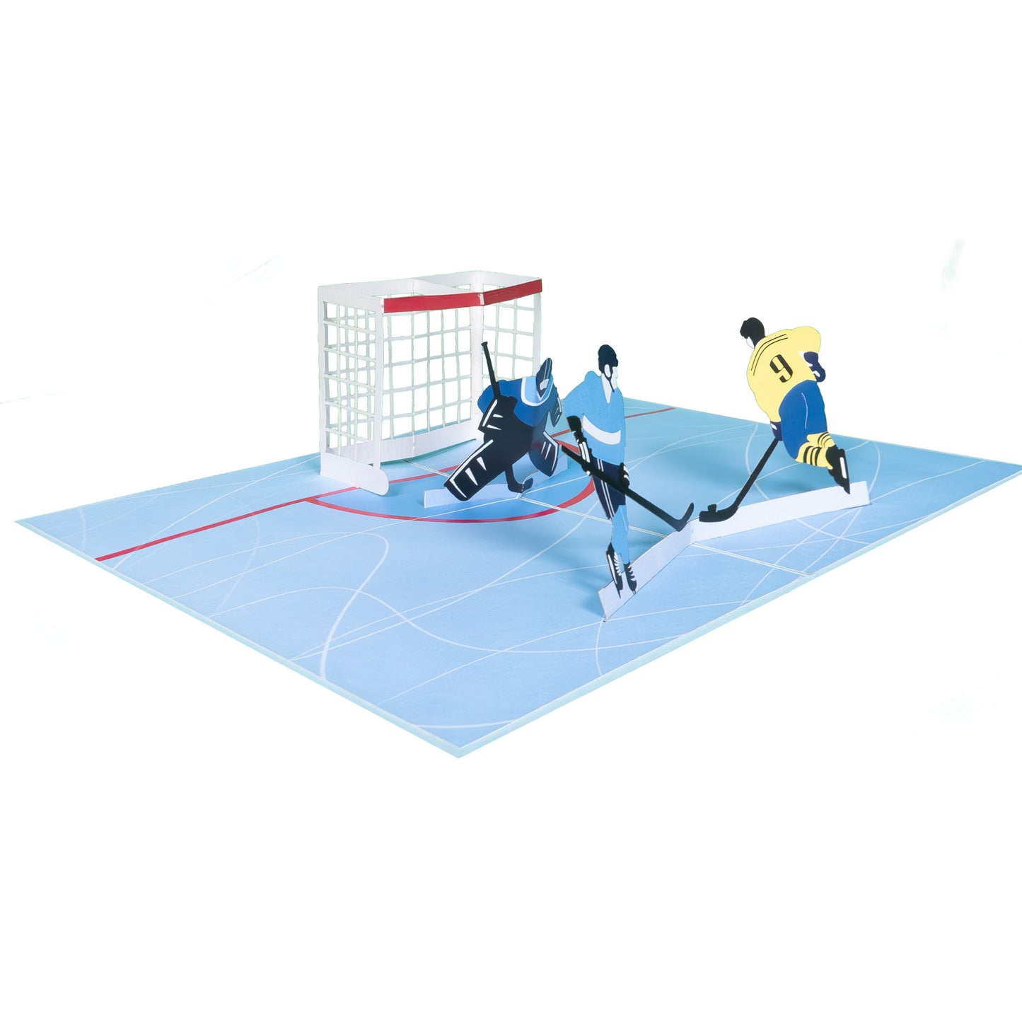 Eishockey Pop-Up Karte