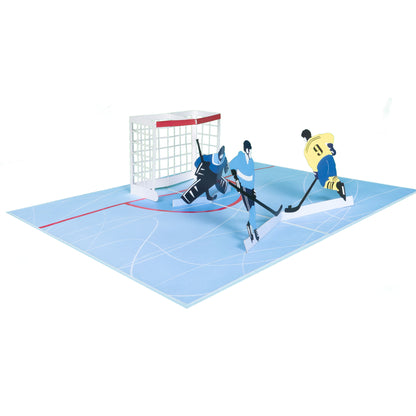 Eishockey Pop-Up Karte