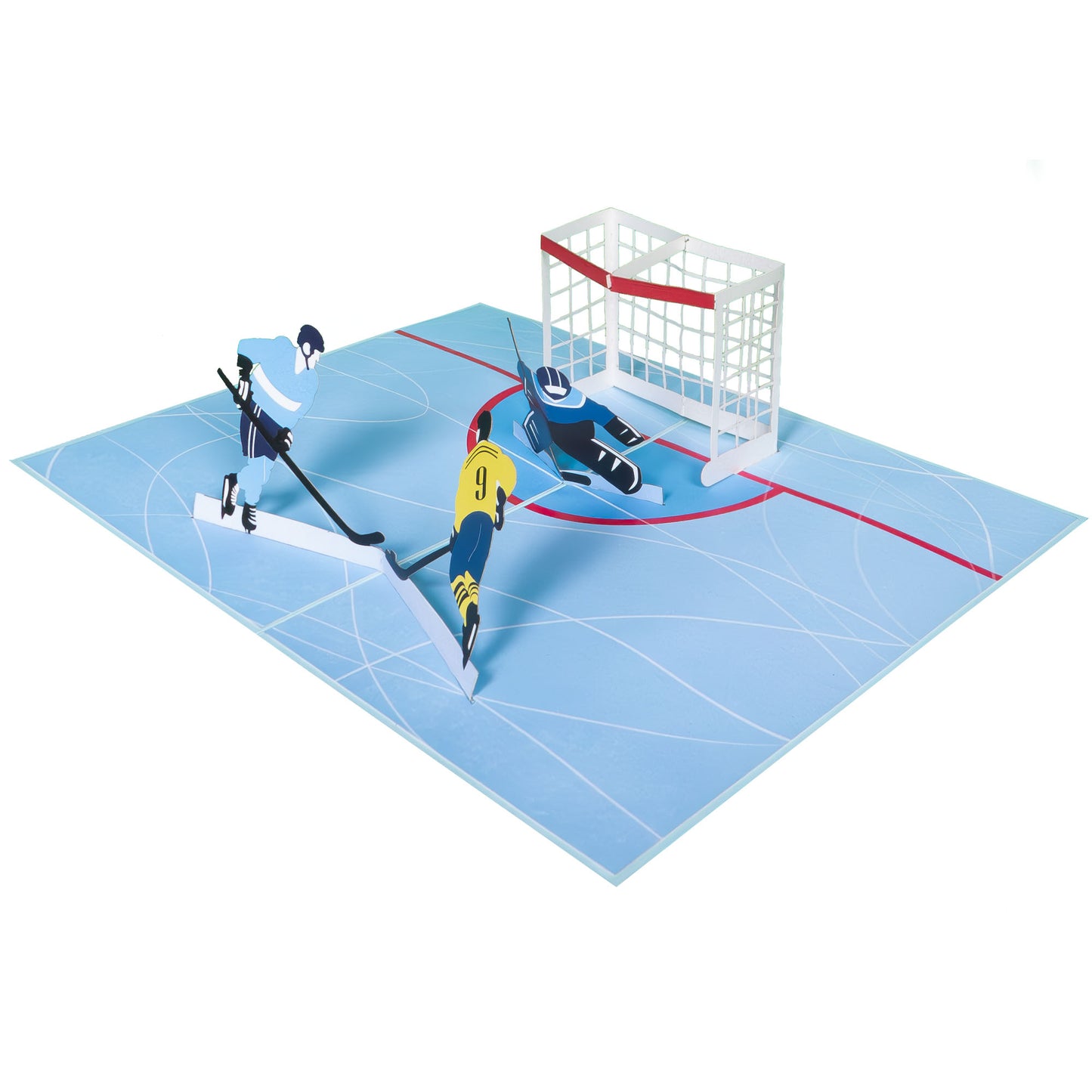 Eishockey Pop-Up Karte