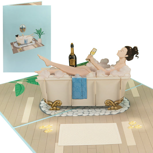 Wellness & Spa Pop-Up Karte (neu)