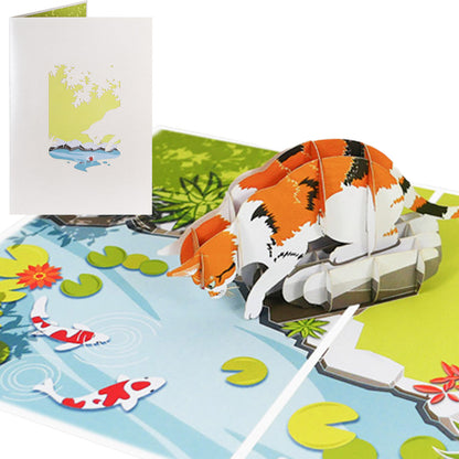 Katze Pop-Up Karte