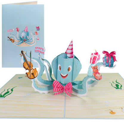 Oktopus und Geburtstag