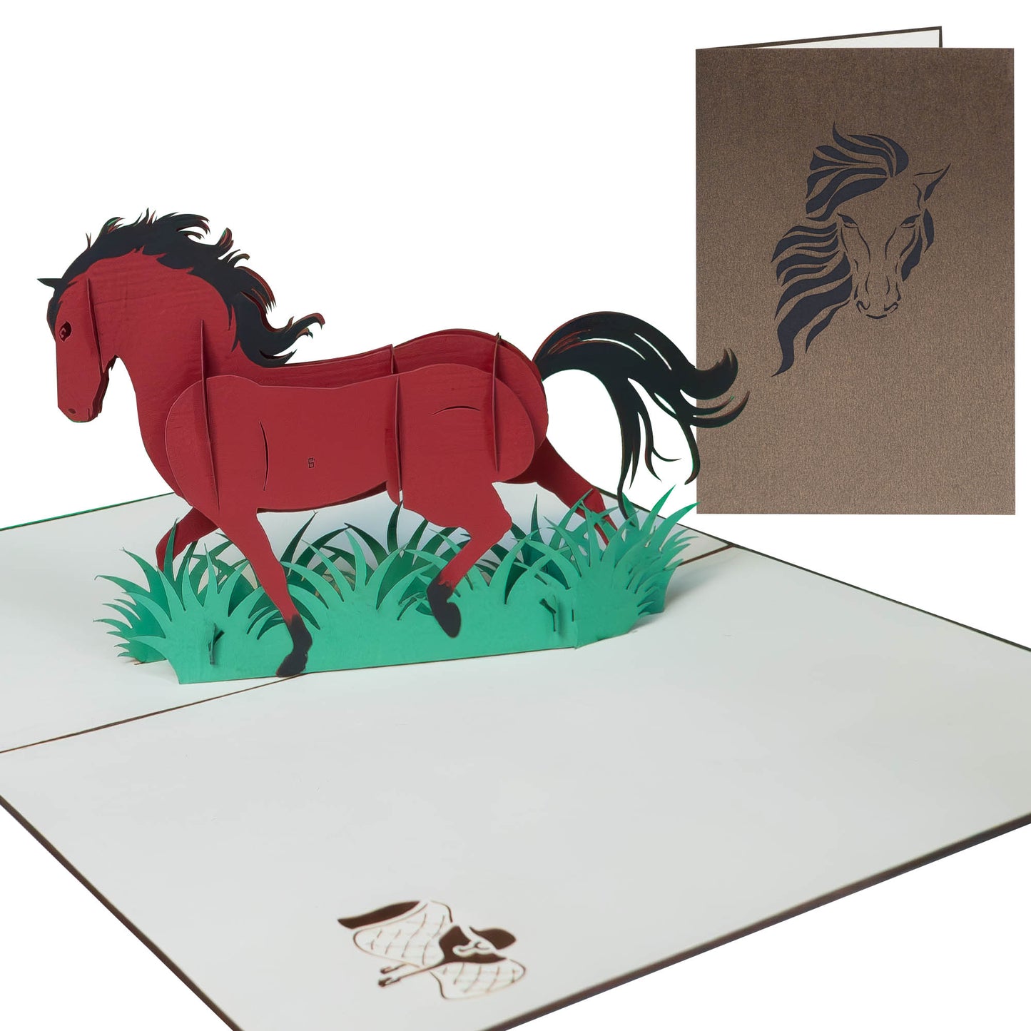 Pferd Pop-Up Karte