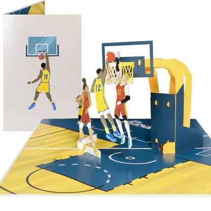 Basketball Pop-Up Karte