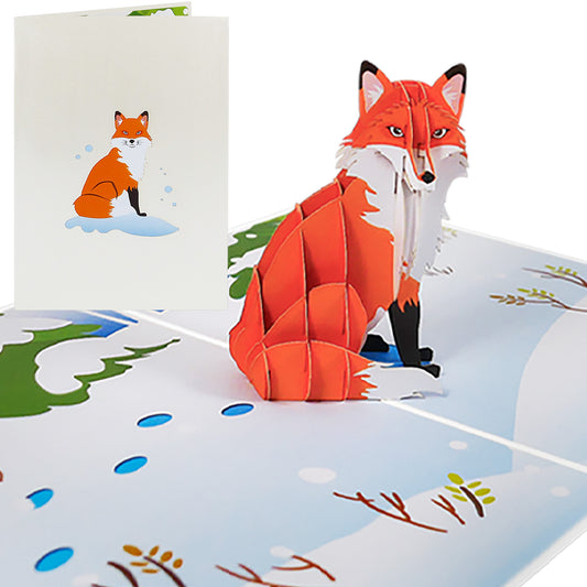 Fuchs Pop-Up Karte
