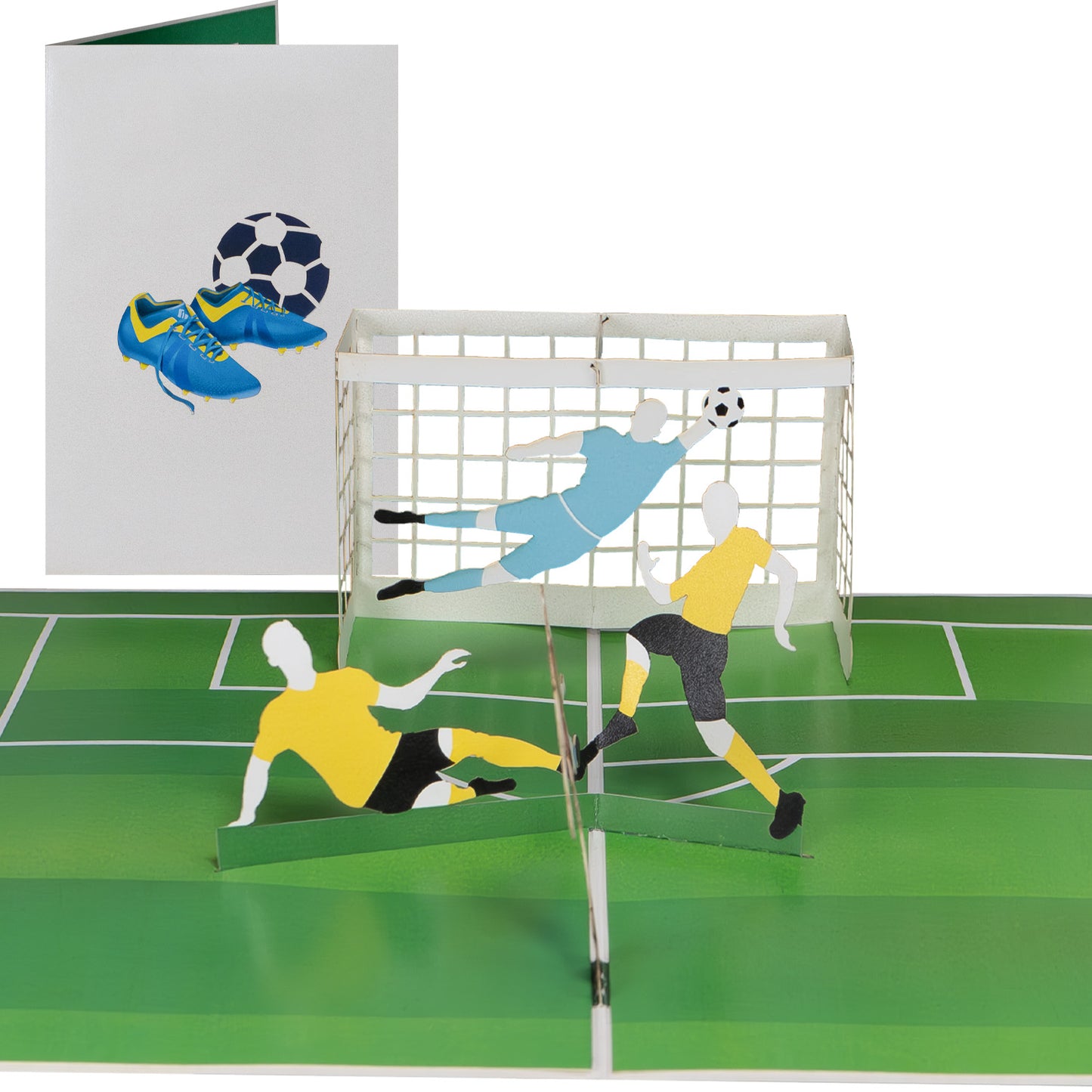 Fußball Spiel Pop-Up Karte