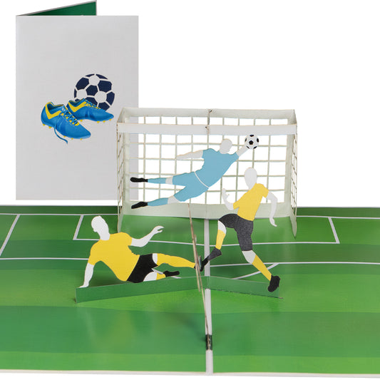 Fußball Spiel Pop-Up Karte
