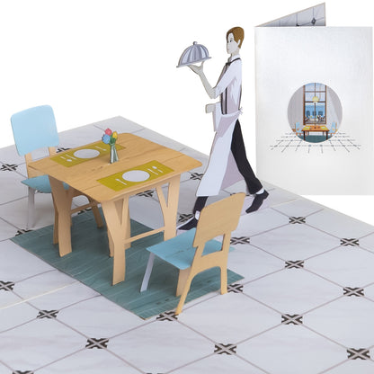 Restaurant Pop-Up Karte