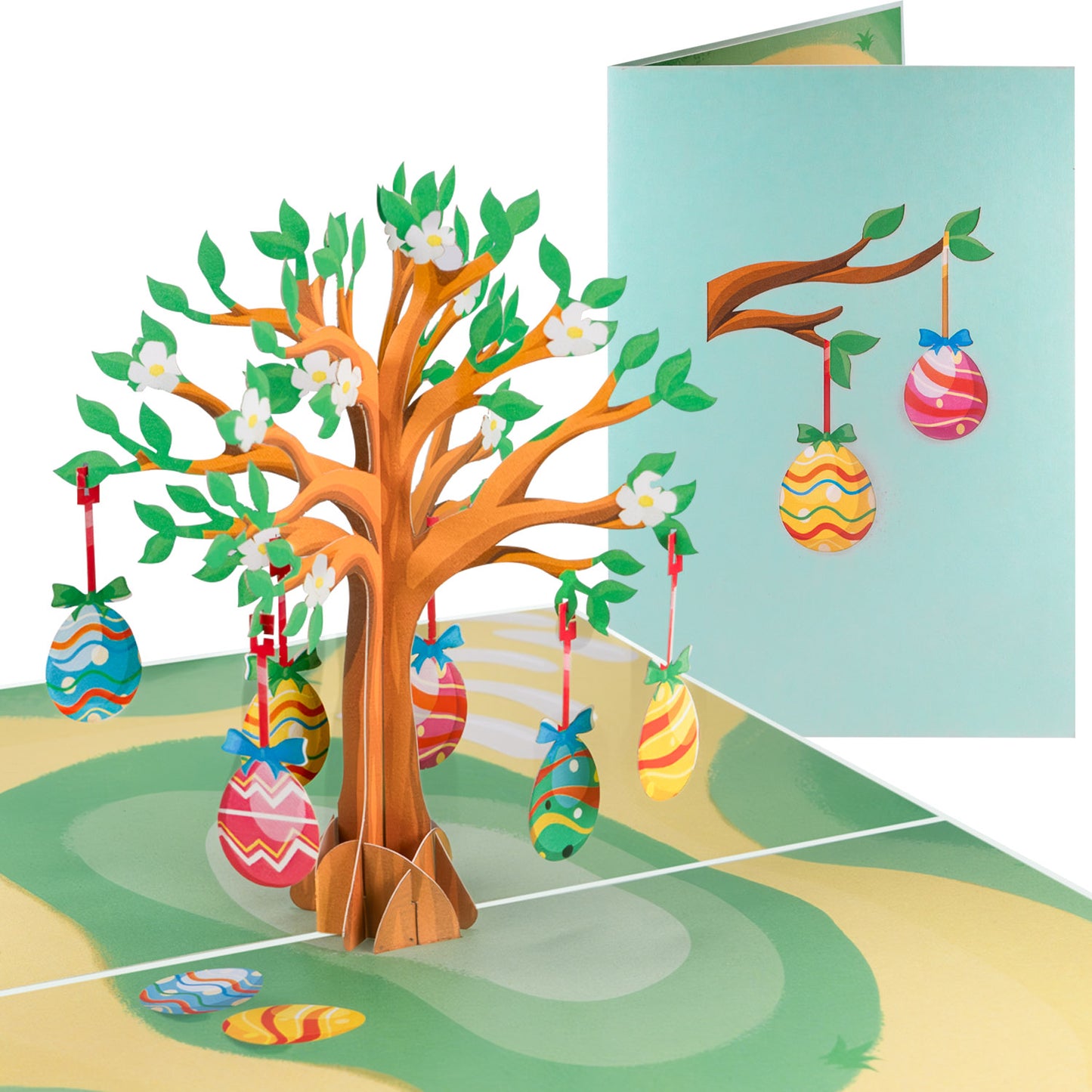 Osterbaum Pop-Up Karte
