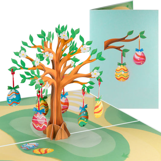 Osterbaum Pop-Up Karte