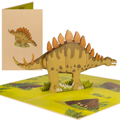 Dinosaurier Pop-Up Karte