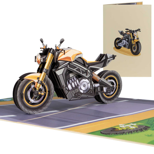 Motorad V.1.  Pop-Up Karte (neu)