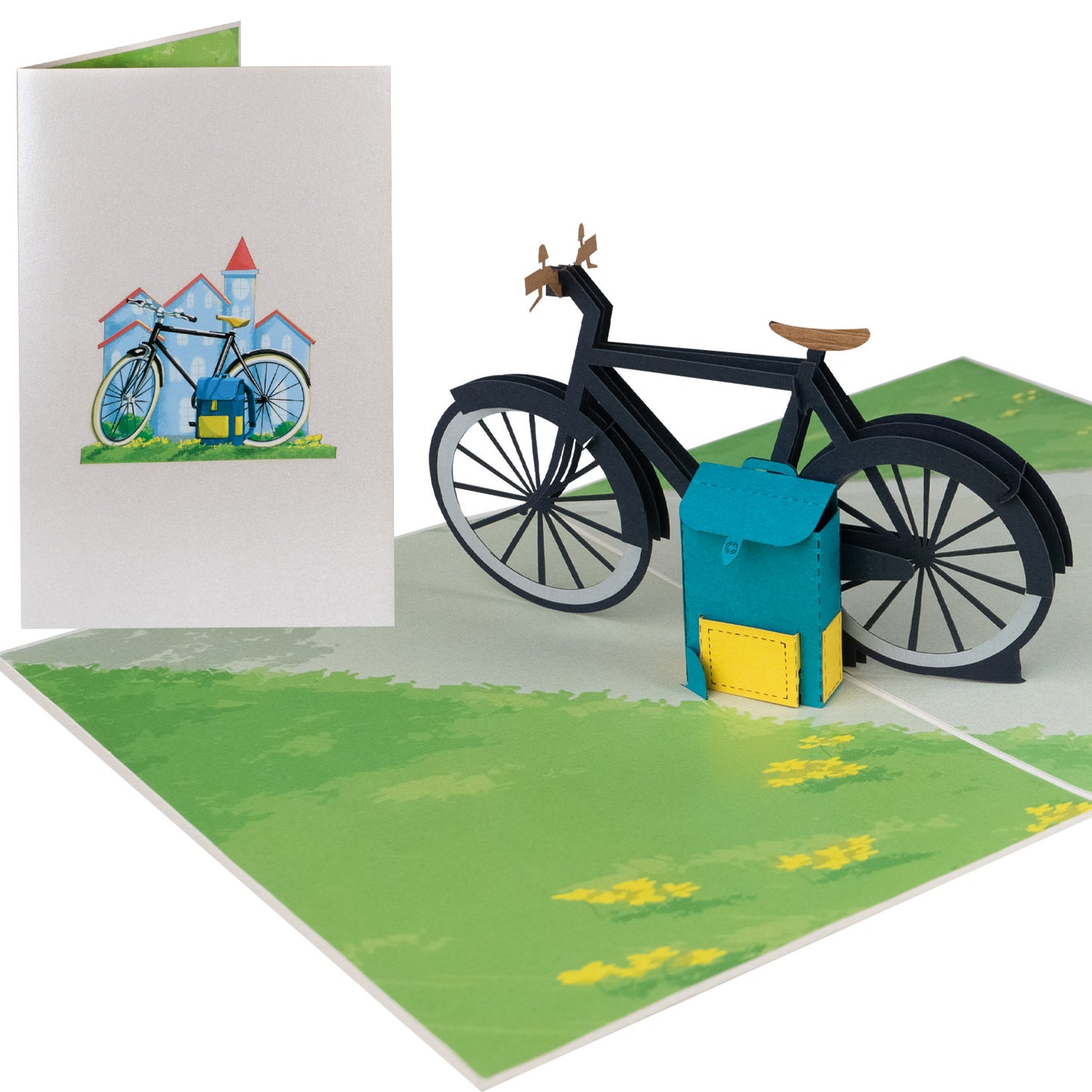 Herrenfahrrad Pop-Up Karte