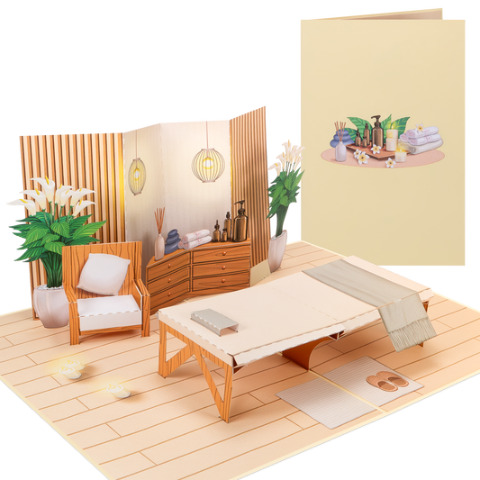 Spa Pop Up Karte