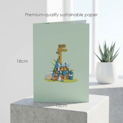 070 - Pop-Up Karte Wandern