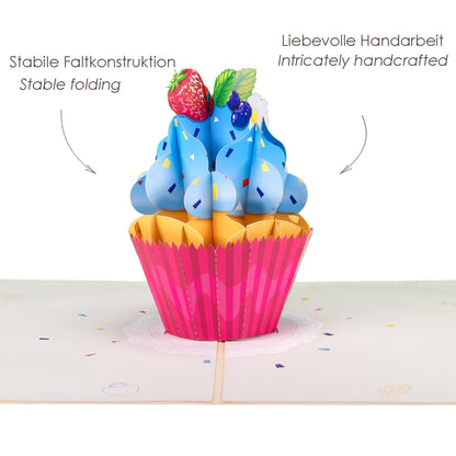 Cupcake Pop-Up Karte