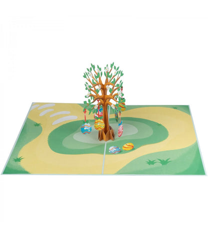 Osterbaum Pop-Up Karte