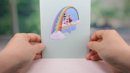 Pop-Up Karte Kindergeburtstag