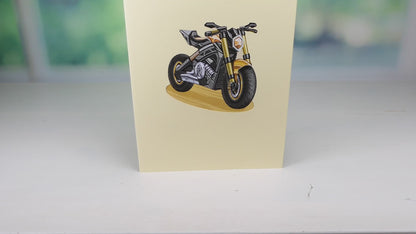 010_1 Pop-Up Karte Motorrad